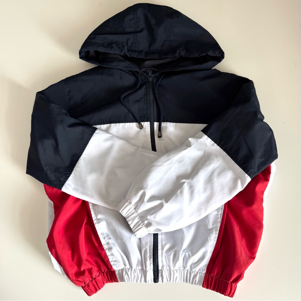 Topshop Colorblock windbreaker jacket